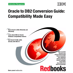 Oracle to DB2 Conversion Guide: Compatibility Made Easy Front cover