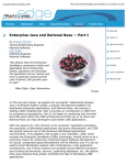 Enterprise Java and Rational Rose -- Part I