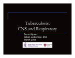 Tuberculosis: CNS and Respiratory
