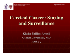 Cervical Cancer: Staging and Surveillance