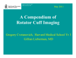 A Compendium of Rotator Cuff Imaging