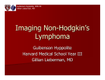 Imaging Non-Hodgkins Lymphoma