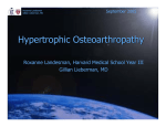 Hypertrophic Osteoarthropathy