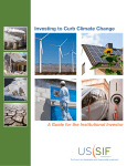 Investing to Curb Climate Change: A Guide for the Institutional Investor