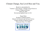 Climate Change, Sea Level Rise and You