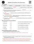 Wildlife CSI Pre/Post-Visit Assessment