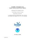 Feasibility of Champlain Canal Aquatic Nuisance Species Barrier Options