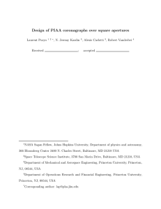 Design of PIAA Coronagraphs Over Square Apertures