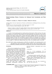 108 Advances in Environmental Biology, 4(1): 108-116, 2010 ISSN 1995-0756