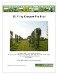 2015 Hop Compost Tea Trial