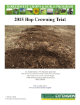 2015 Hop Crowning Trial