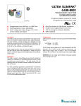ULTRA SLIMPAK G438-0001 ® Potentiometer Input Field