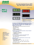 BL Non-Isolated Power DPM Big Little Digital Panel Meters
