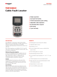 TDR1000/2 Cable Fault Locator