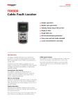 TDR500 Cable Fault Locator