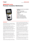 BMM2000 Series Premium Insulation Multimeters
