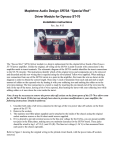 SR70A Driver Module for Dynaco ST-70 Installation instructions