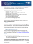 Information Document – Voltage Control General Operating Practice ID #2010-007RS