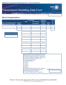 Shunt Compensators