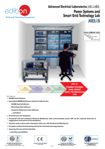 Power Systems and Smart Grid Technology Lab AEL-5 Advanced Electrical Laboratories