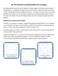 Spherical Triangles