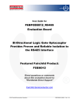 FEBFOD8012_RS485 Evaluation Board  Bi-Directional Logic Gate Optocoupler