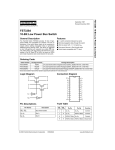 FST3384 10-Bit Low Power Bus Switch FST3 384