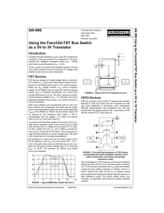 AN-996 Using the Fairchild FST Bus Switch AN-