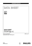 DATA  SHEET SAA1305T On/off logic IC Product specification