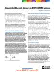 Biopotential Electrode Sensors in ECG/EEG/EMG Systems