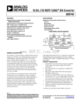 10-Bit, 210 MSPS TxDAC D/A Converter AD9740