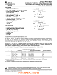 LMV710, LMV711, LMV715 SINGLE LOW-POWER RRIO OPERATIONAL AMPLIFIERS