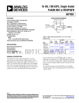 16-Bit, 100 kSPS, Single-Ended PulSAR ADC in MSOP/QFN AD7683