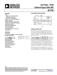 Low Power, 16-Bit Buffered Sigma-Delta ADC AD7790