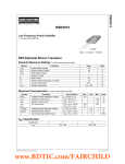 KSD201 2 NPN Epitaxial Silicon Transistor Absolute Maximum Ratings