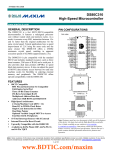 DS80C310 High-Speed Microcontroller GENERAL DESCRIPTION PIN CONFIGURATIONS