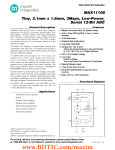 MAX11108 Tiny, 2.1mm x 1.6mm, 3Msps, Low-Power, Serial 12-Bit ADC EVALUATION KIT AVAILABLE