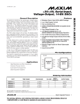 MAX5141–MAX5144 +3V/+5V, Serial-Input, Voltage-Output, 14-Bit DACs General Description