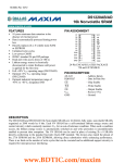 DS1220AB/AD 16k Nonvolatile SRAM FEATURES PIN ASSIGNMENT