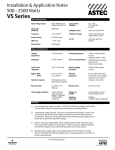 VS Series Installation &amp; Application Notes 500 - 2500 Watts