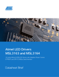 Atmel LED Drivers MSL3163 and MSL3164
