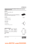 ZXTN2011G 100V NPN LOW SATURATION MEDIUM POWER LOW SATURATION TRANSISTOR IN SOT223 SUMMARY