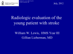 Radiologic Evaluation of the Young Patient with Stroke