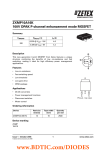 ZXMP10A16K 100V DPAK P-channel enhancement mode MOSFET Summary Description