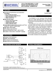 FEATURES 2.5V ULTRA-PRECISION 1:4 LVDS Precision Edge FANOUT BUFFER/TRANSLATOR