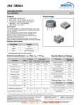 A64 / SMA64 Cascadable Amplifier 10 to 1200 MHz