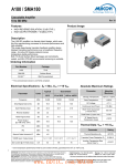 A180 / SMA180 Cascadable Amplifier 10 to 500 MHz