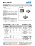 A31-1 / SMA31-1 Cascadable Amplifier 100 to 2000 MHz