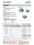 PA48 / SMPA48 Cascadable Amplifier 1000 to 4000 MHz