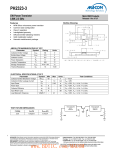 PH2323-3 CW Power Transistor 3.5W, 2.3 GHz